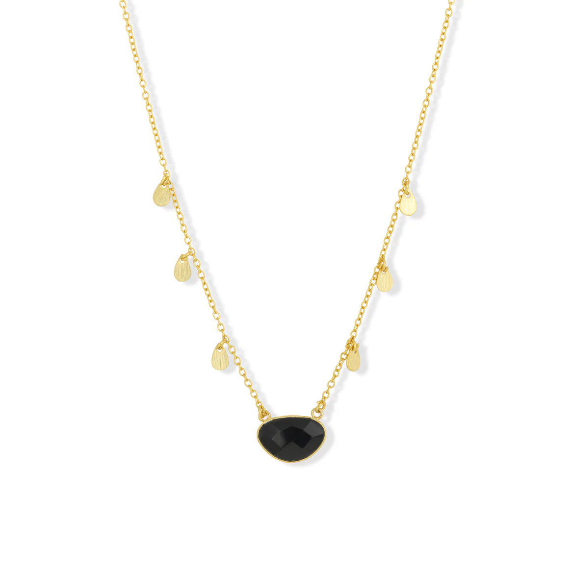 Blossom Necklace | Black Onyx