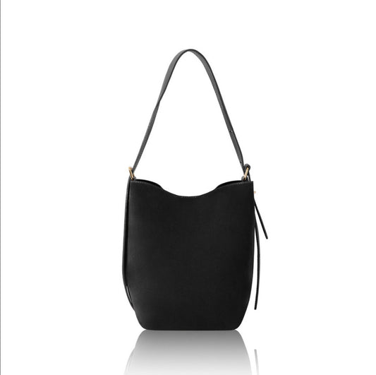 Suede Bucket Bag | Black