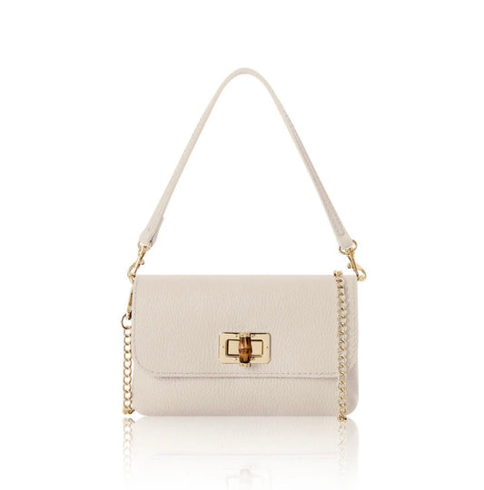 Emilia 3-in-1 Leather Bag | Cream