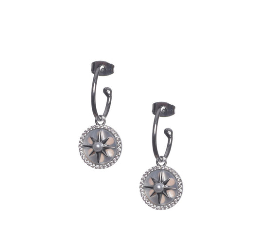 Halle Earrings | Silver