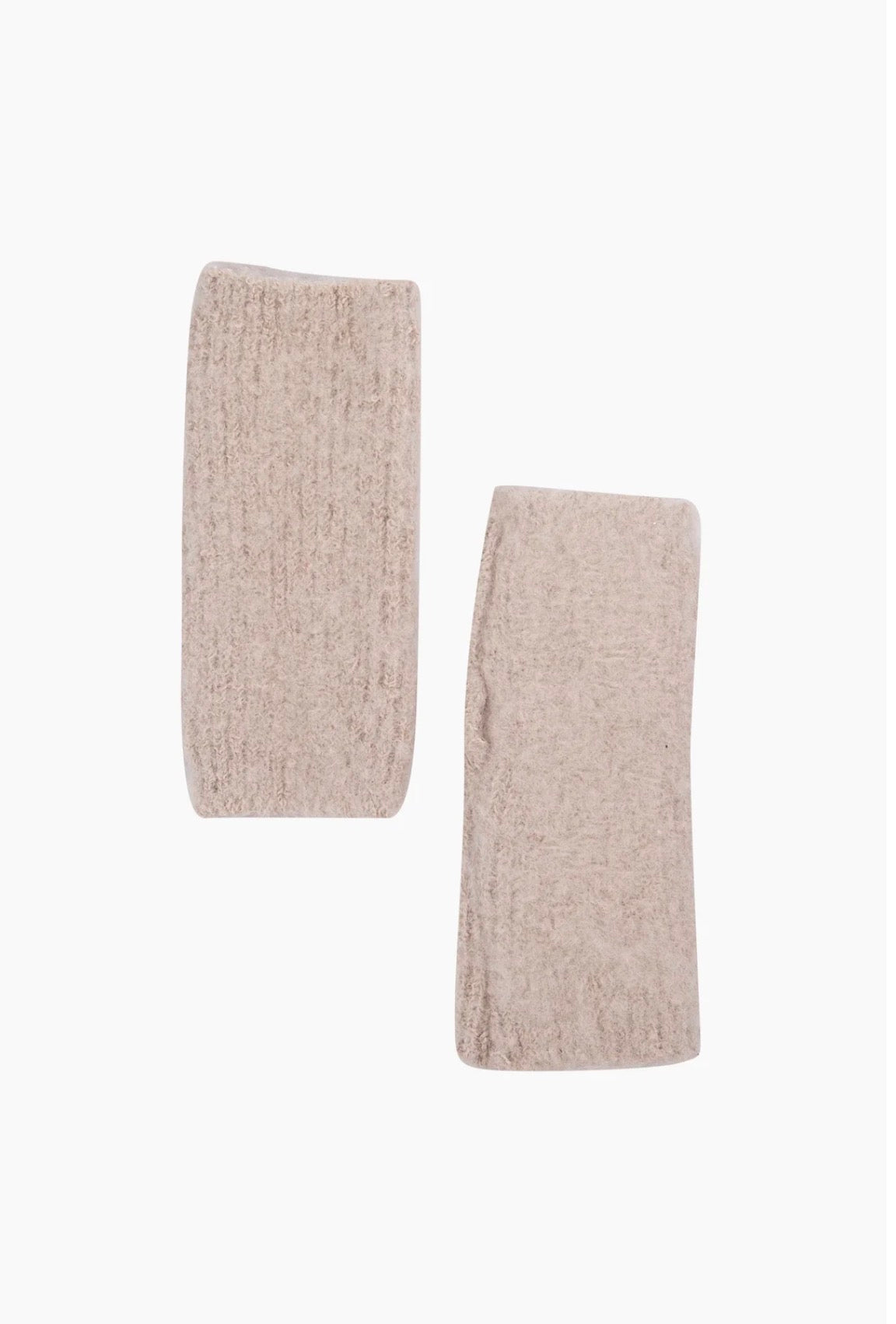 Knitted Wrist Warmers | Beige