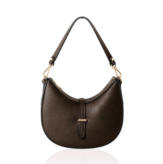 Crescent Shoulder/Crossbody Bag | Chocolate Brown