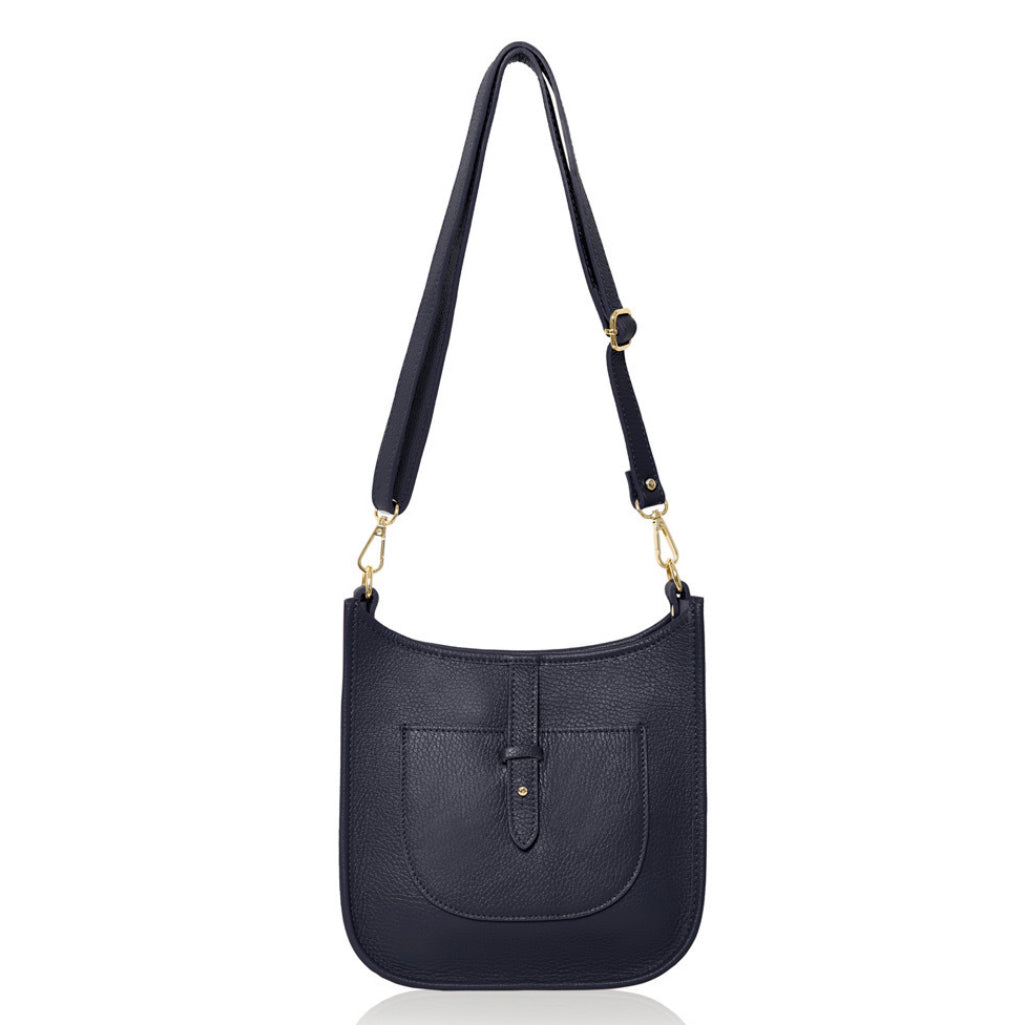 Portofino Leather Bag | Navy
