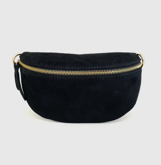 Harley Suede Sling Bag | Black