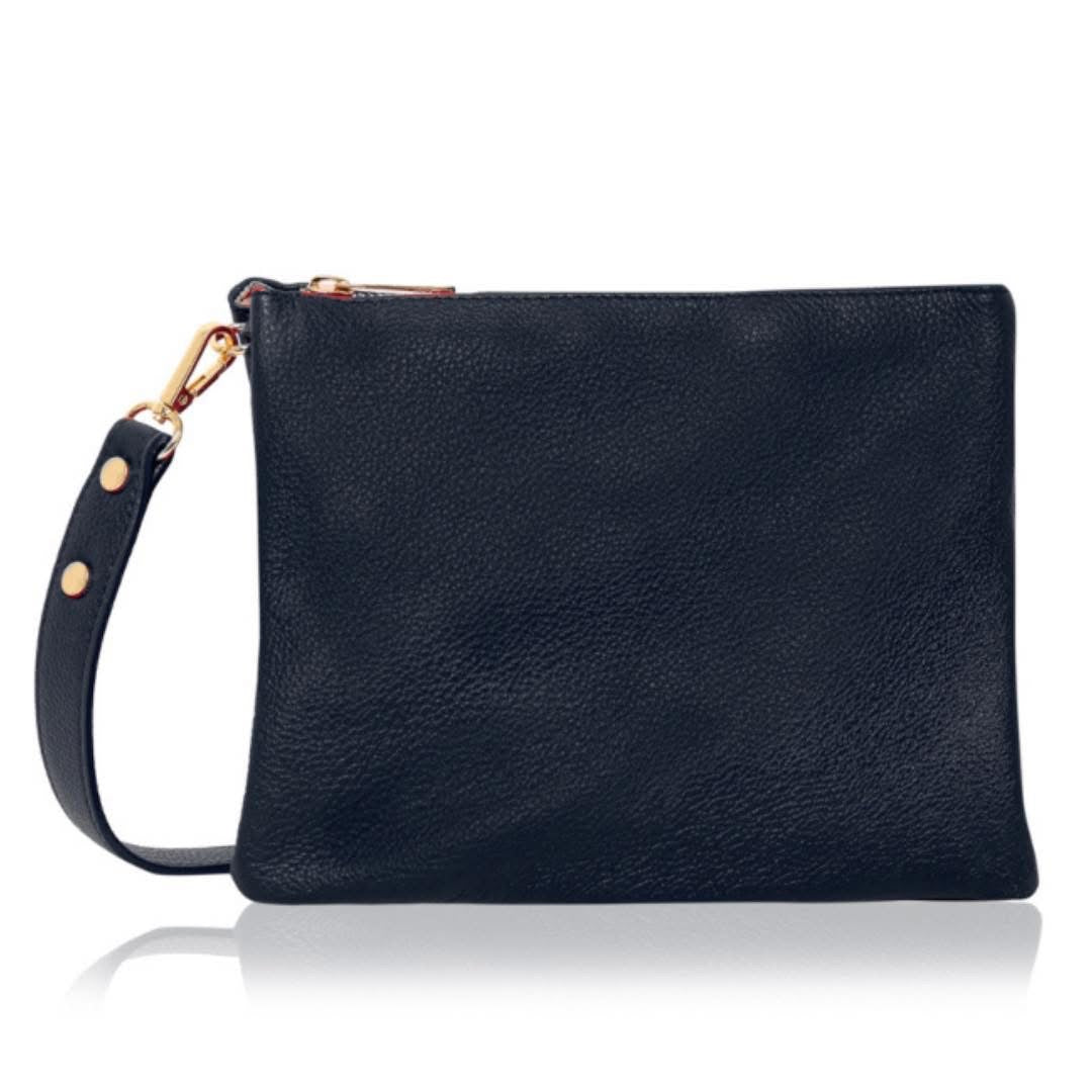 Amalfi Triple Pocket Crossbody Bag | Navy