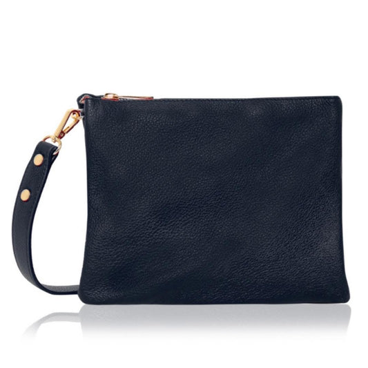 Amalfi Triple Pocket Crossbody Bag | Navy