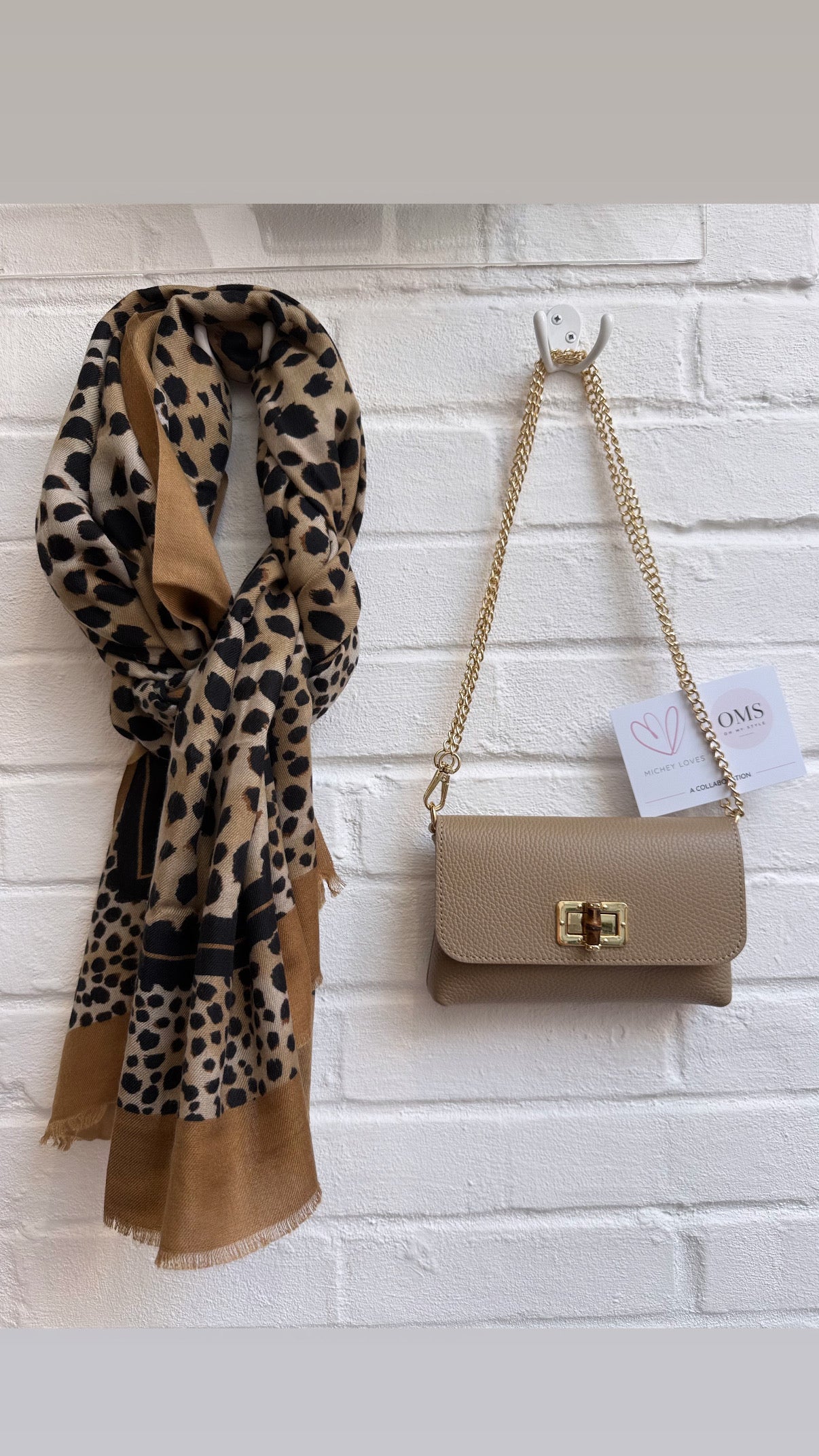 Emilia 3-in-1 Leather Bag | Taupe