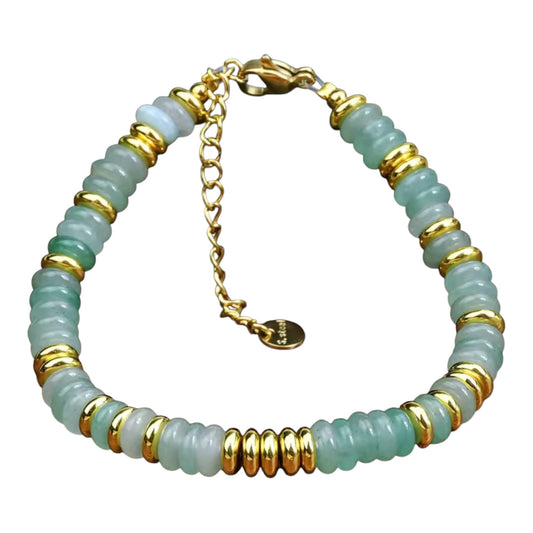 Green Aventurine Natural Gemstone Beaded Bracelet