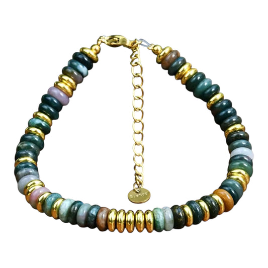 Indian Agate Beaded Bracelet – The "Oh My Style" Edit