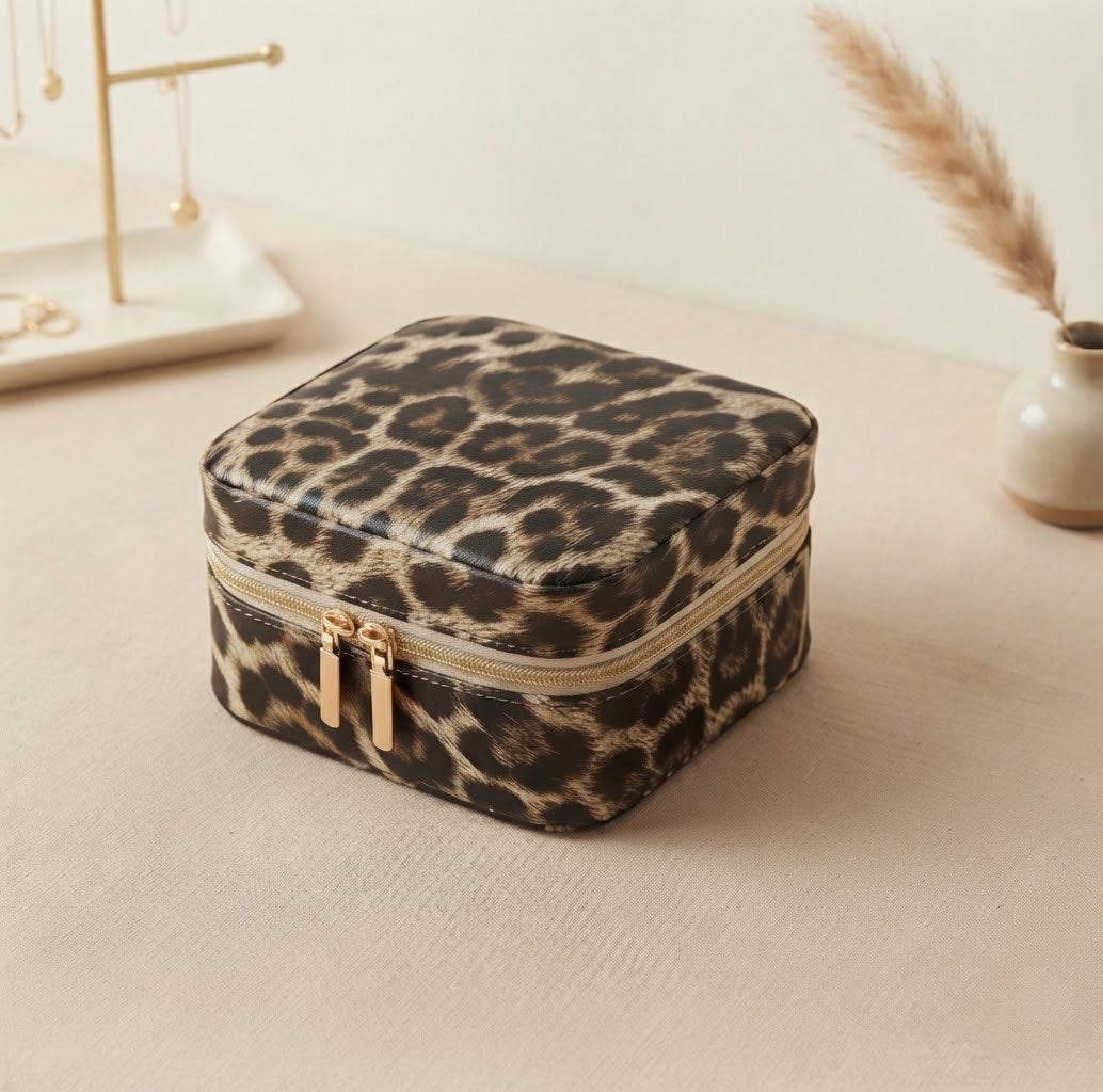 Leopard Jewellery Case
