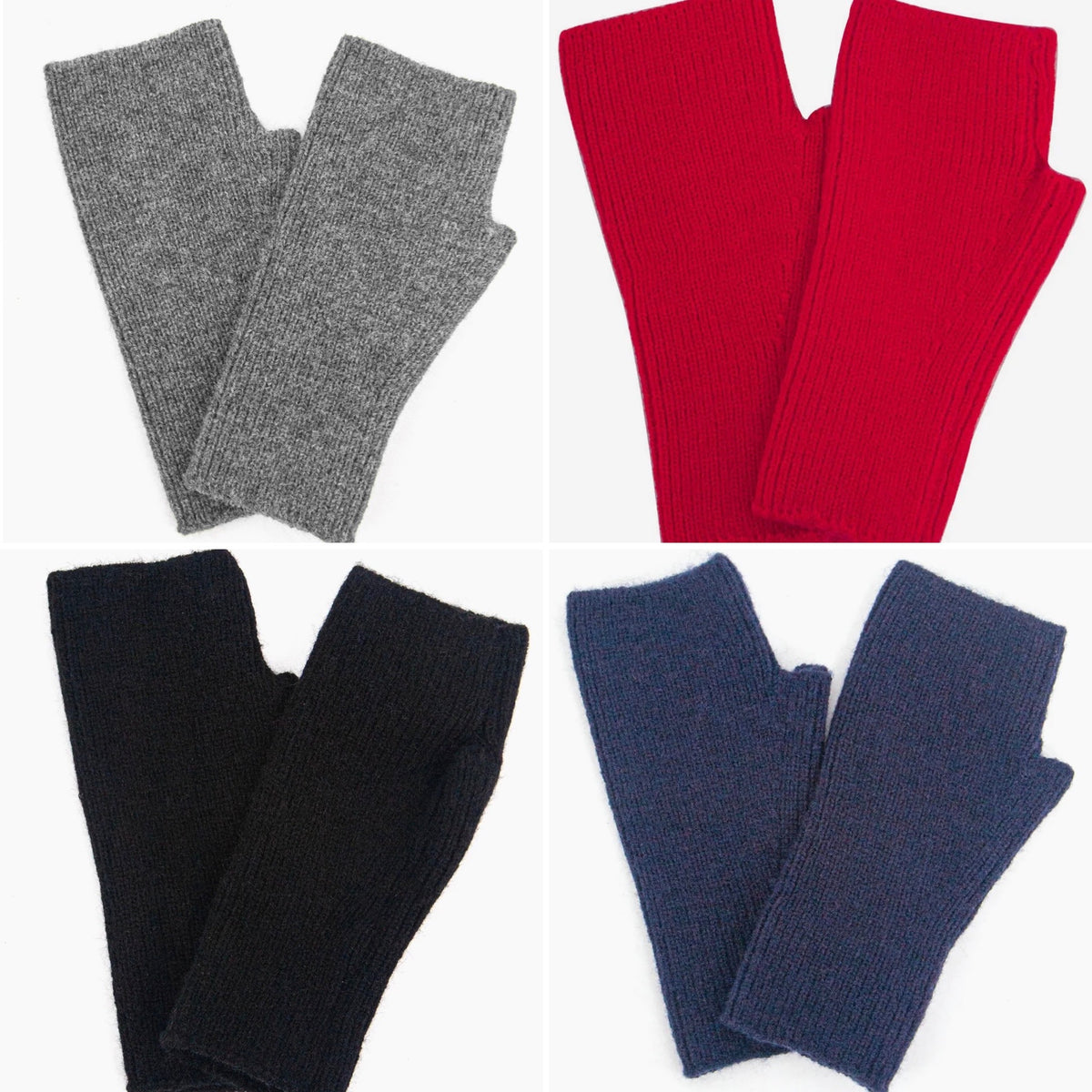 Knitted Wrist Warmers | Black