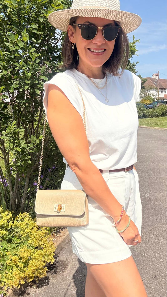Emilia 3-in-1 Leather Bag | Taupe