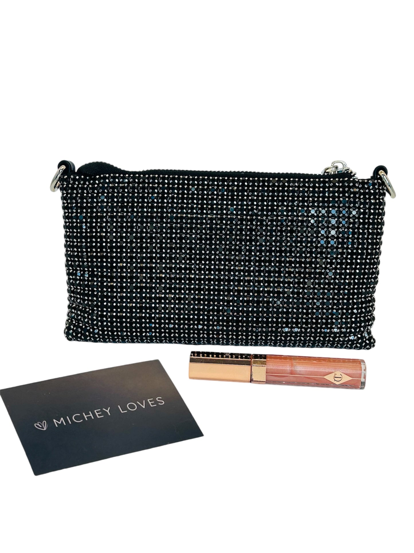 Frosty Clutch Bag | Black