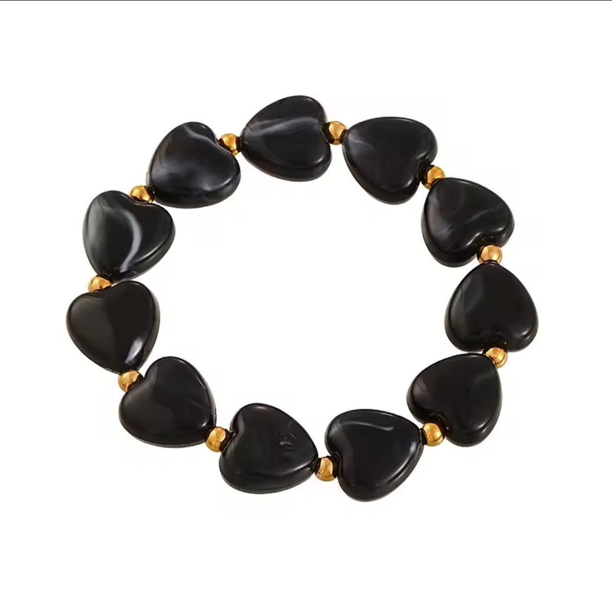 Coming Soon - The Sasha Heart Bracelet | Black
