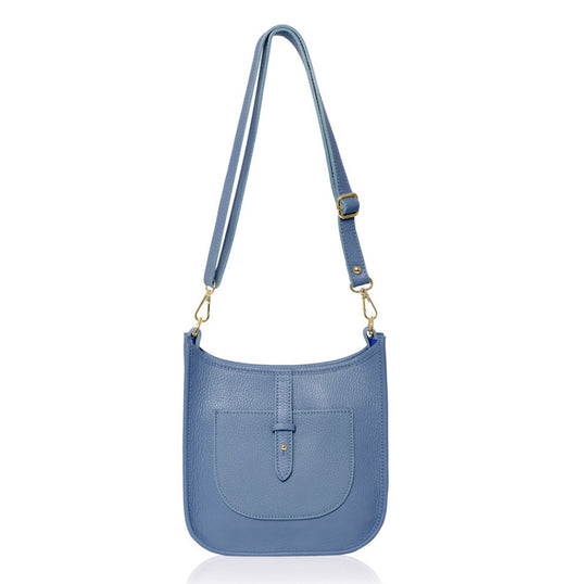 Portofino Leather Bag | Denim Blue