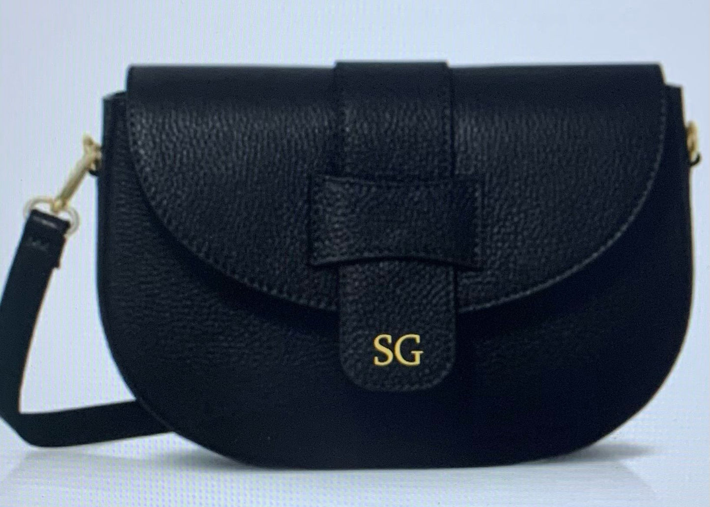 Milano Leather Crossbody Bag | Navy