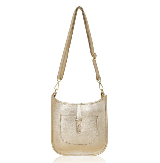 Portofino Leather Bag | Gold