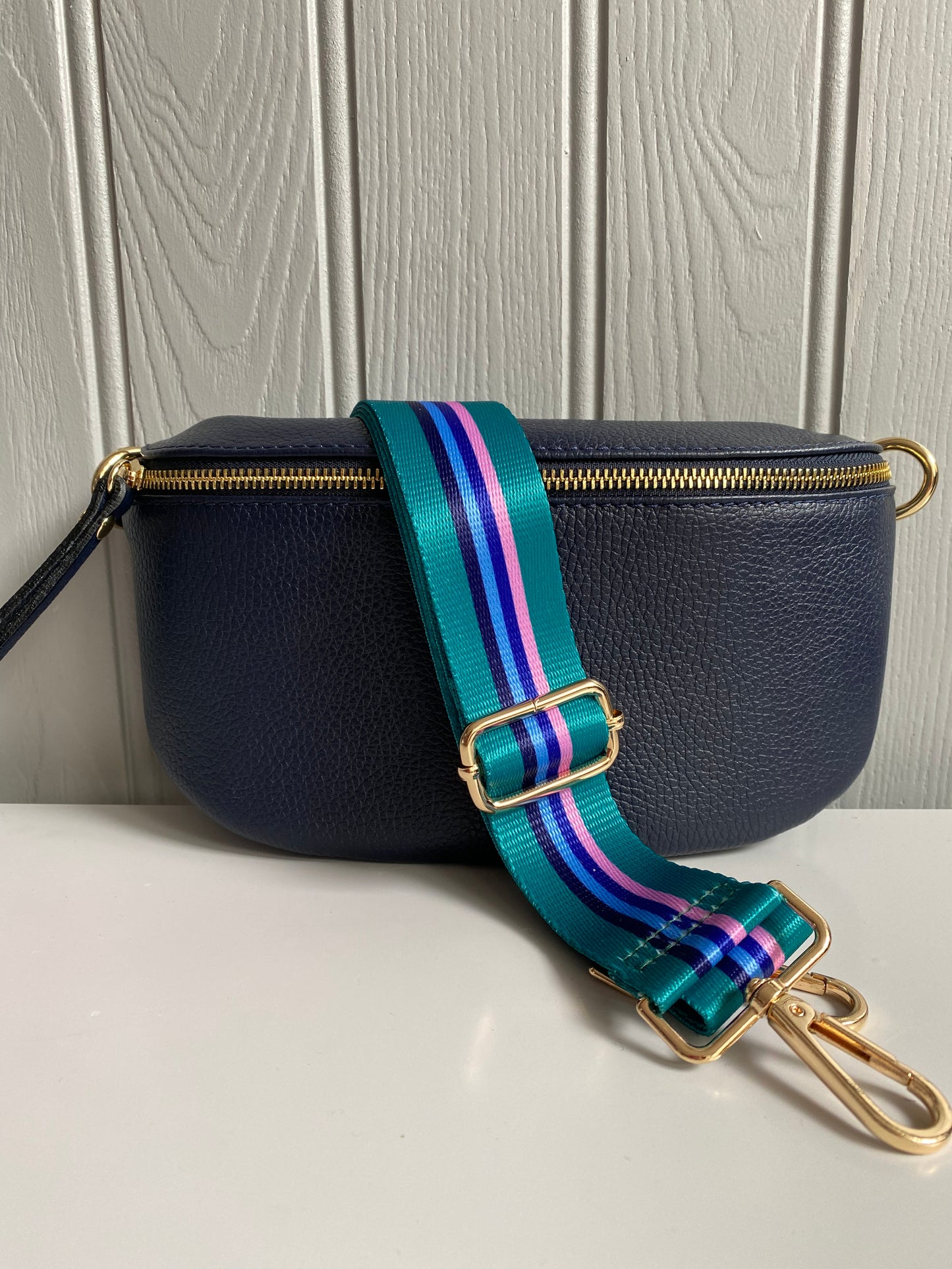 Stripe Bag Strap | Green & Multi