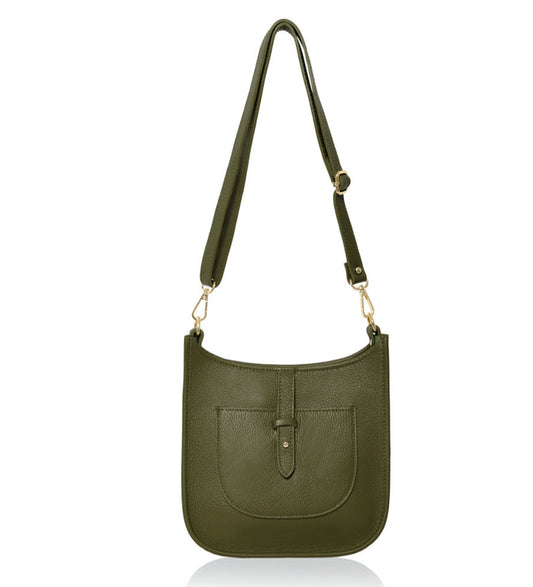 Portofino Leather Bag | Khaki