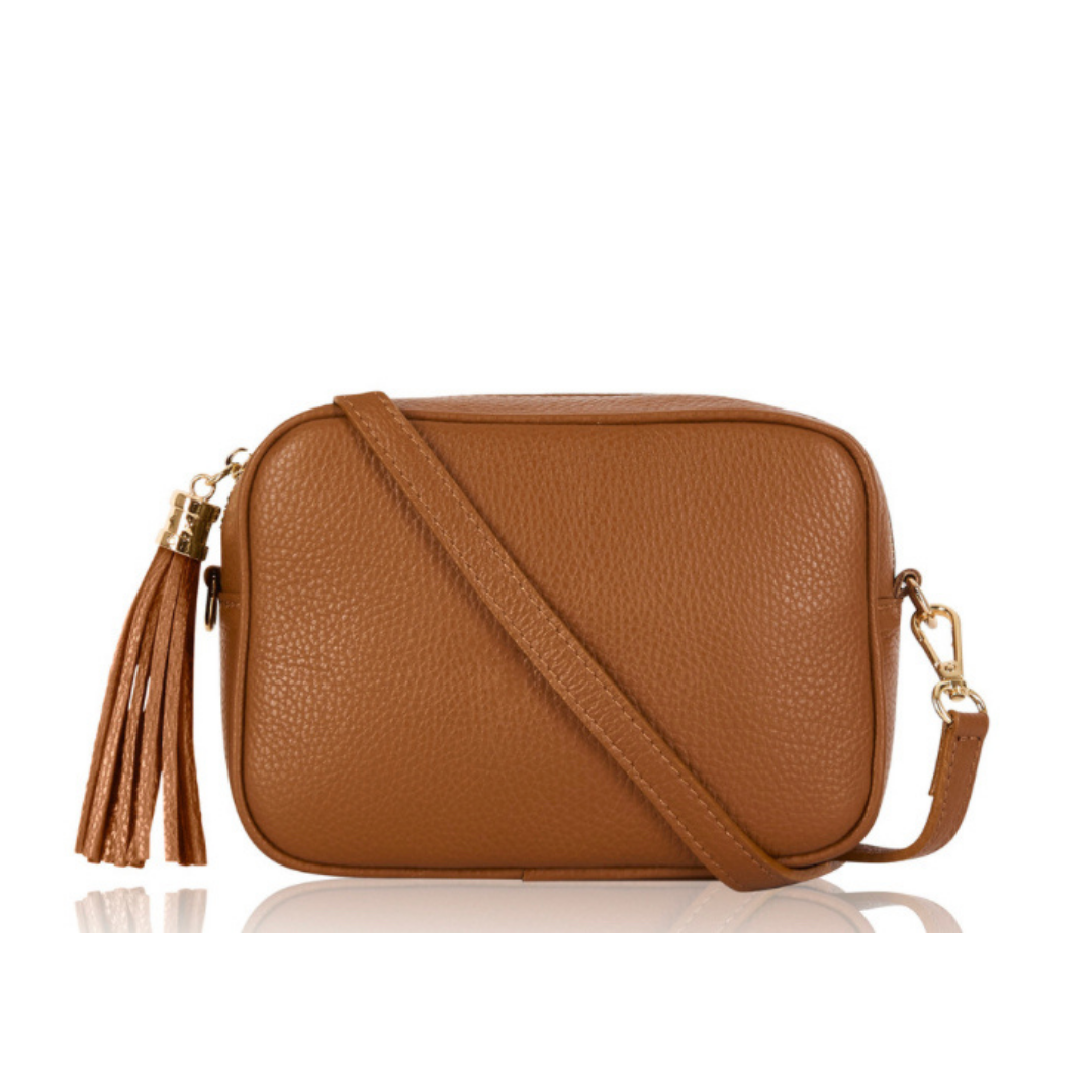 Lottie Leather Camera Bag | Tan