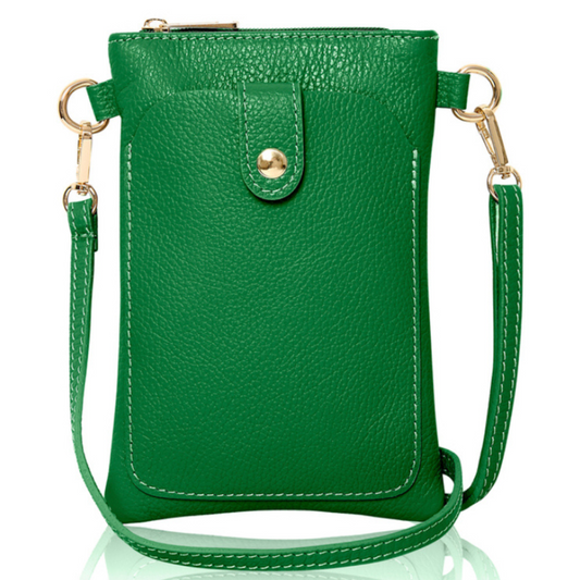 Tuscany Crossbody Phone Bag | Green