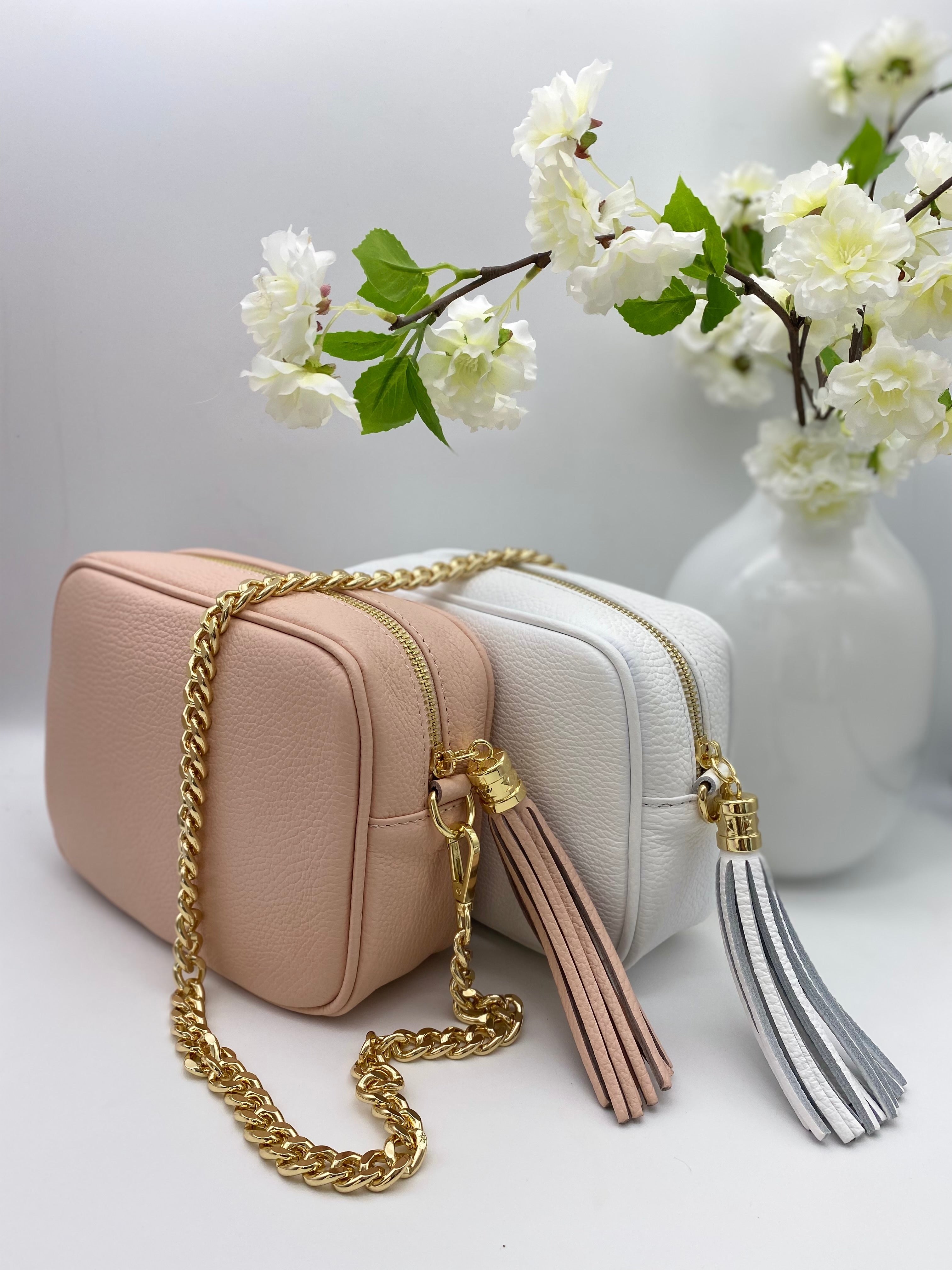 Gold chain shop bag strap uk