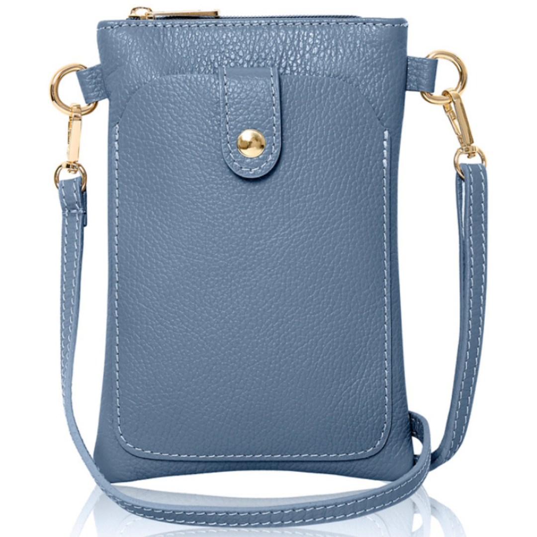 Tuscany Crossbody Phone Bag | Denim Blue