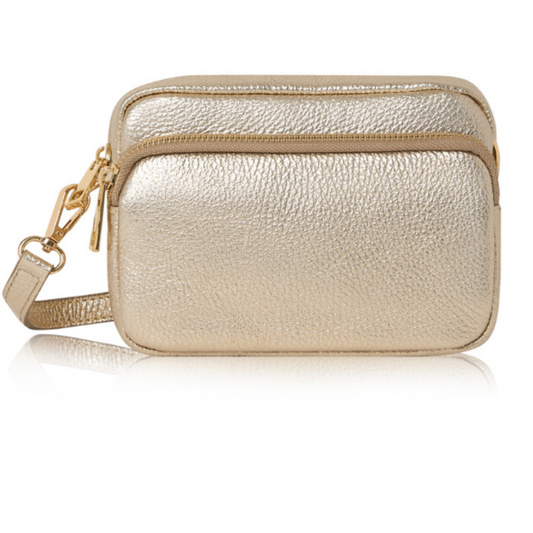 Portobello Leather Camera Bag | Gold