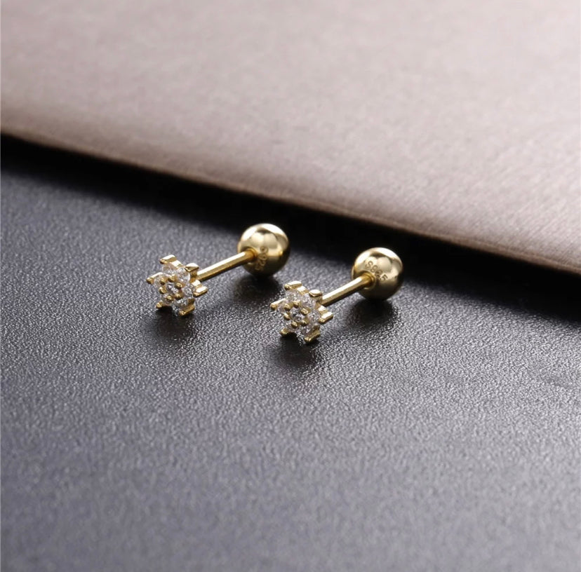 Trudy Stud SINGLE Earring | Gold, Rose Gold or Silver