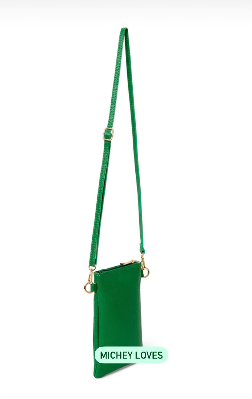 Tuscany Crossbody Phone Bag | Green