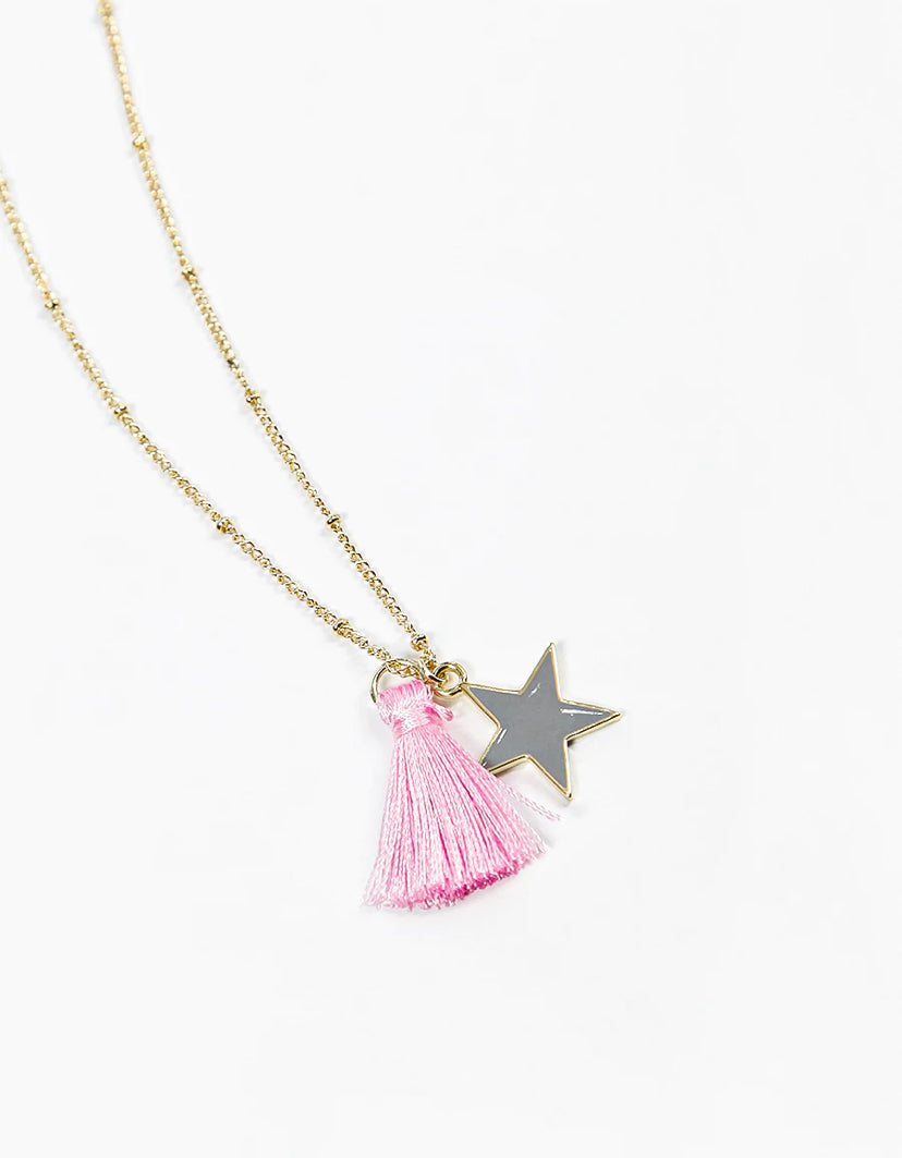 Marni Star & Tassel Necklaces | Assorted Colours