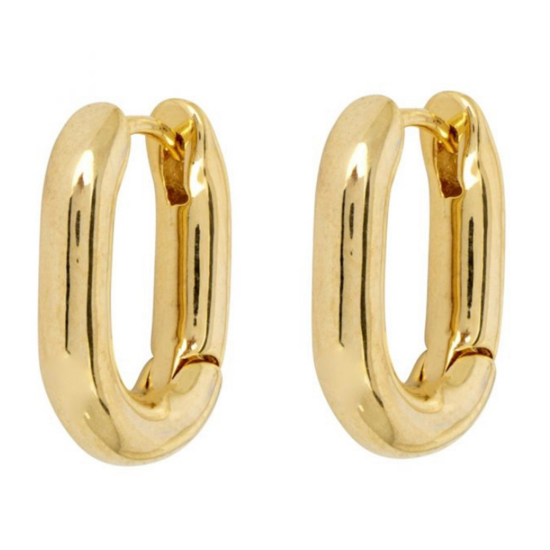 Charley Oval Earrings | Gold