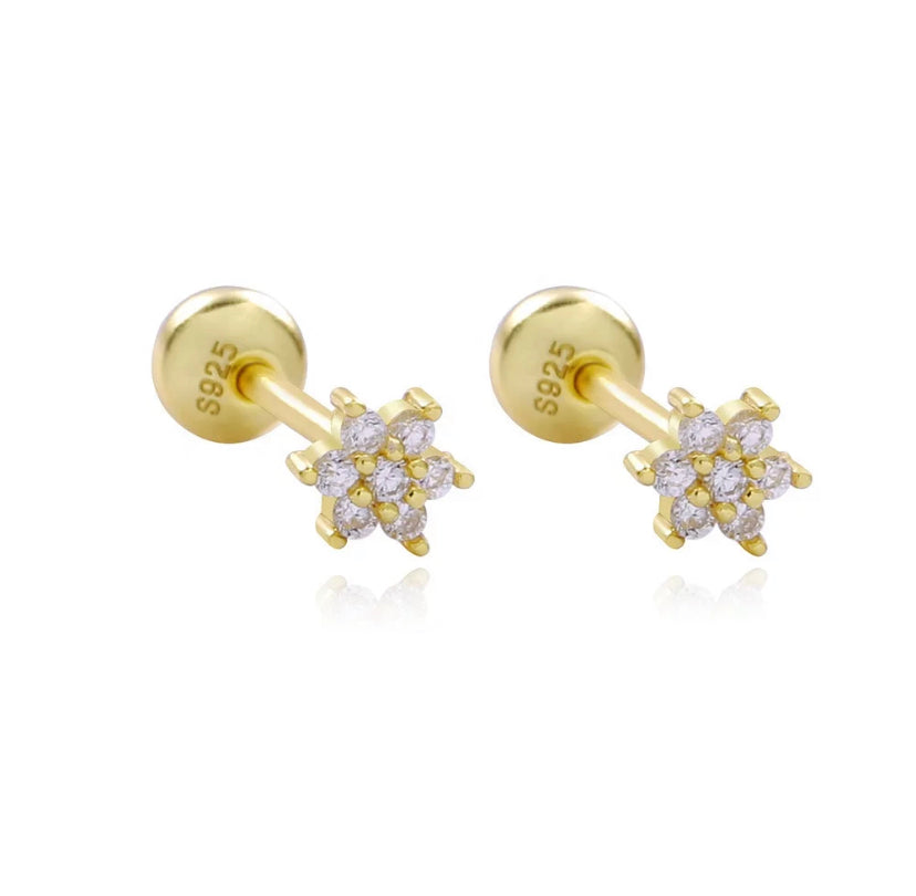 Trudy Stud SINGLE Earring | Gold, Rose Gold or Silver