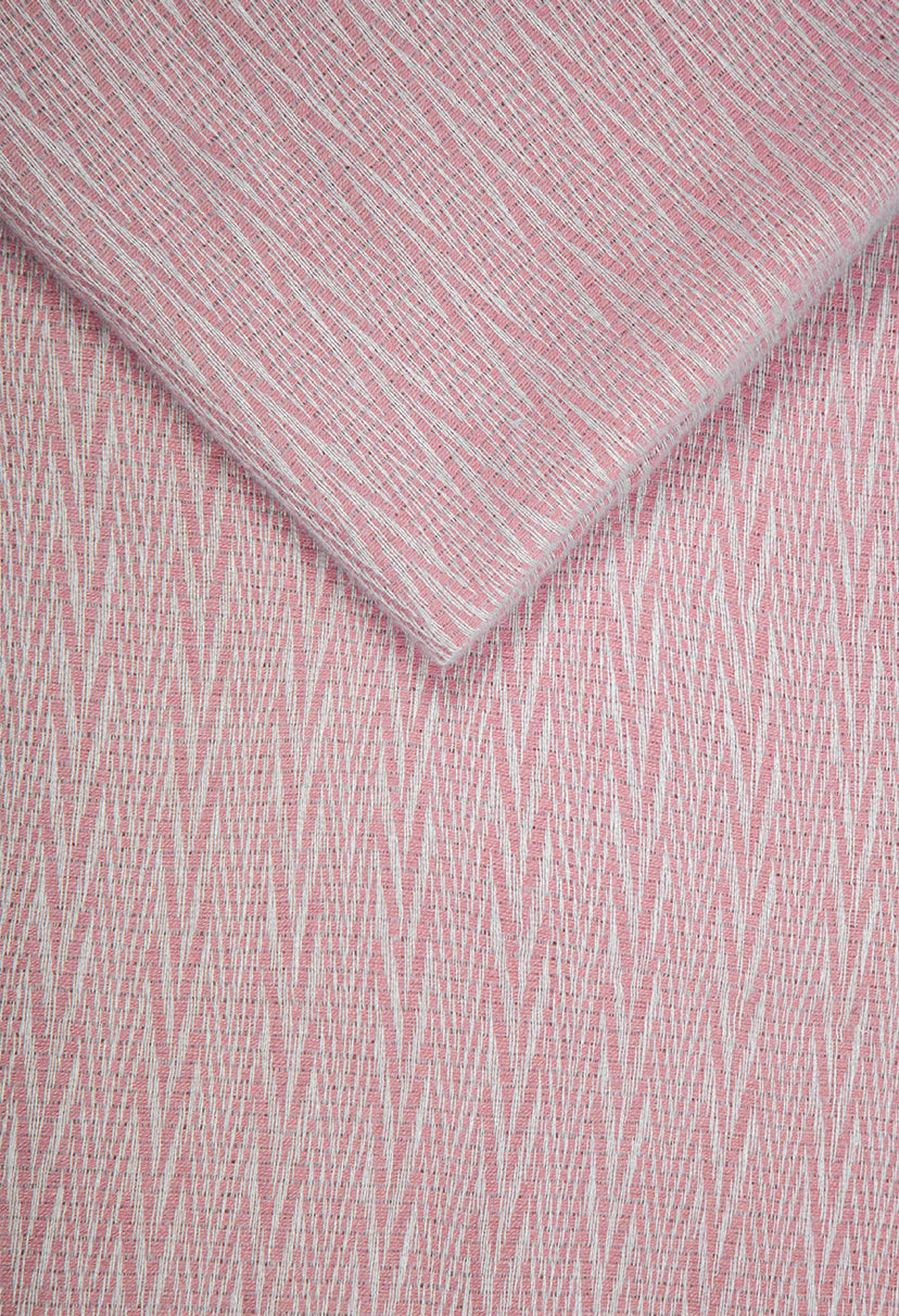 Herringbone Print Blanket Scarf | Light Pink