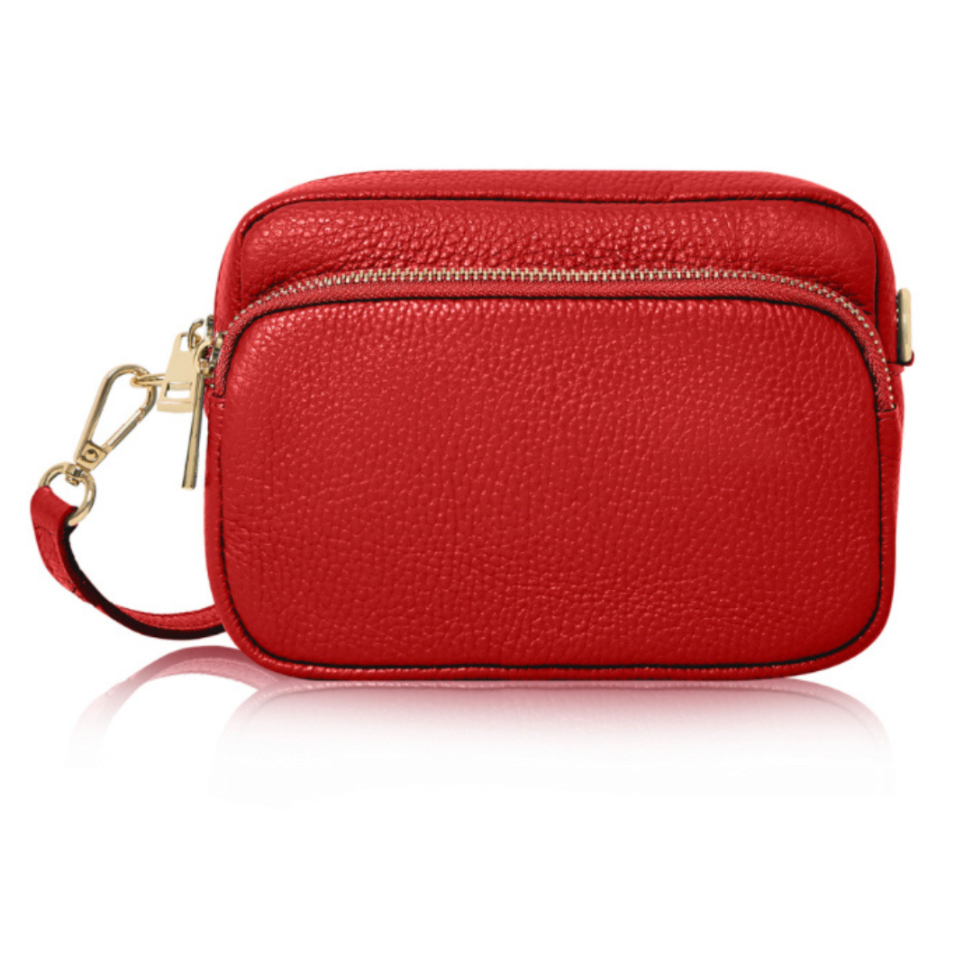 Portobello Leather Camera Bag | Red