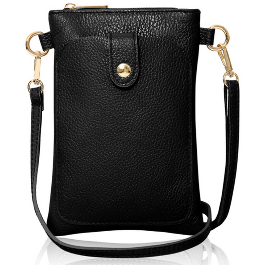 Tuscany Crossbody Phone Bag | Black